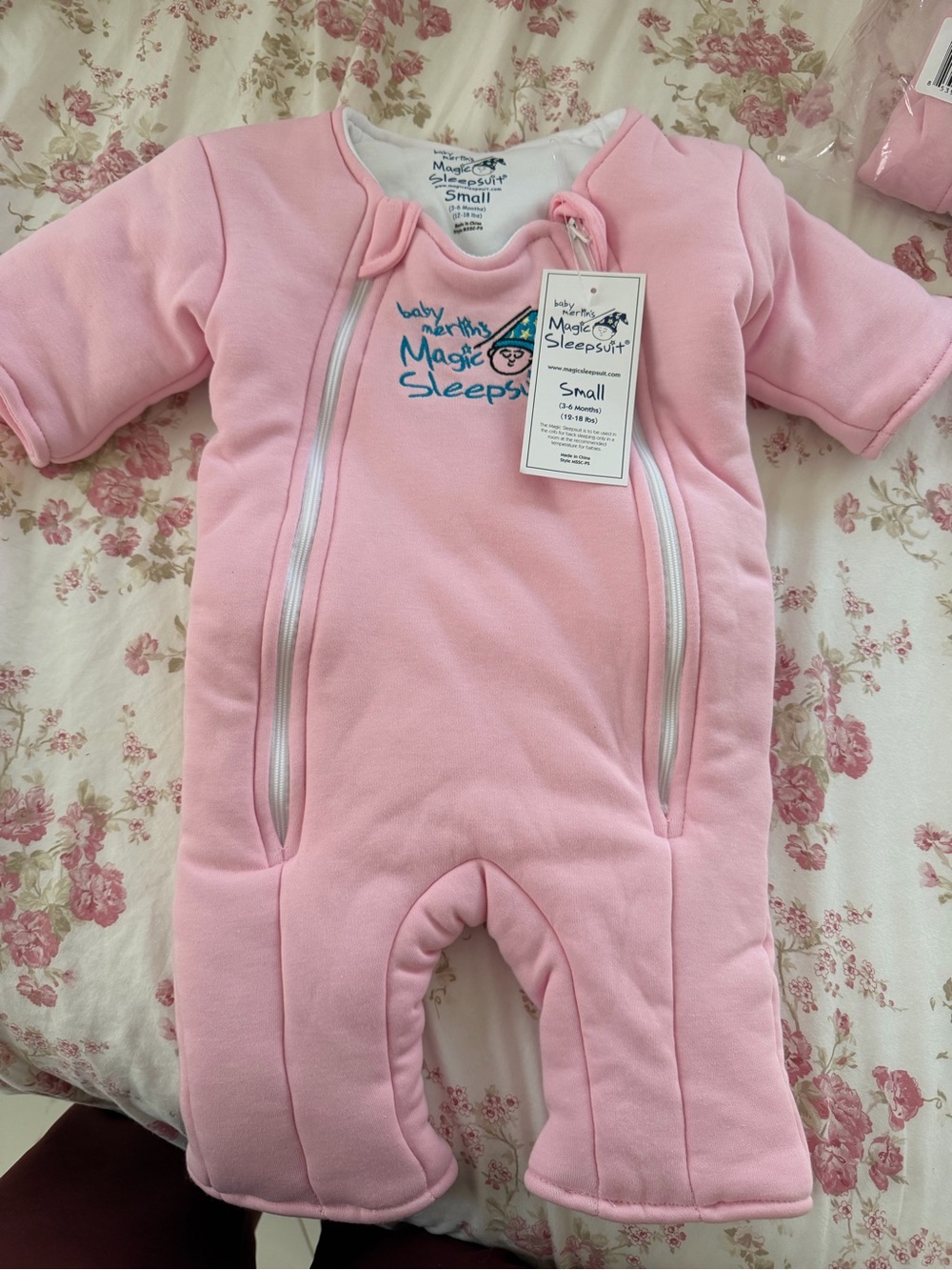 Magical SleepSack Baby One-Piece in Pink - Small